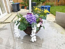 BRANDNEU 2 hochwertige hängende Körbe handgefertigt von Etsy Shop Besitzer