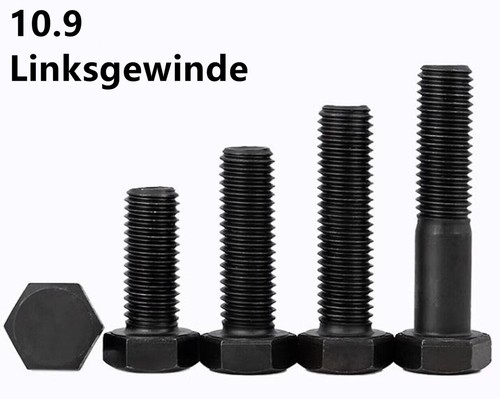 Schwarz stahl - schwarz, 10,9