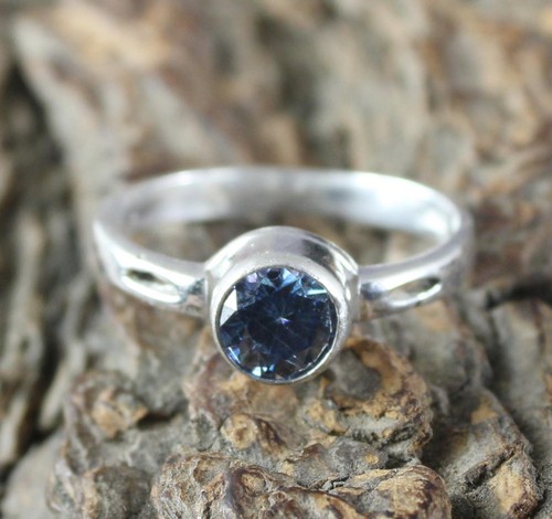 Blauer diamant solitaire - diamant,