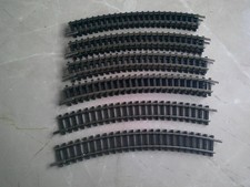 10 Gleise gebogene Schienen