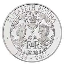 5 £ Silber Proof Queen Elizabeth II Memorial UK 2022 Royal Mint silver GB