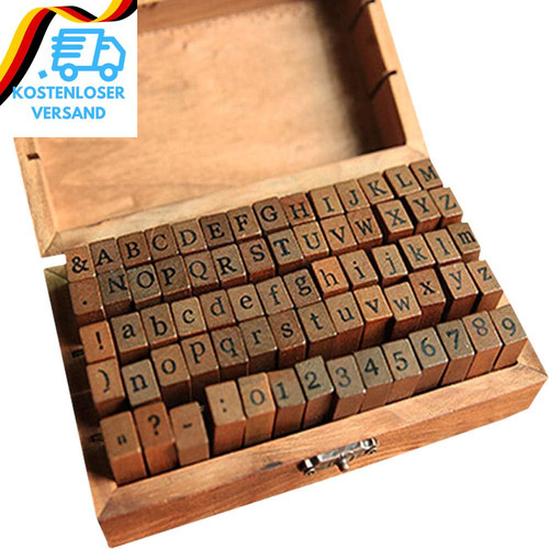 Alphabet stempel set 70 - alphabet, set,
