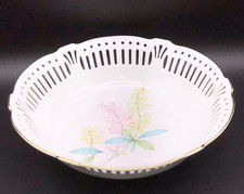 alte Schale Obstchale Anbietschale Durchbruch Arbeit 50-60er