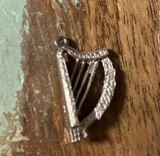 Irische Harfe Kettenanhänger Silber 925