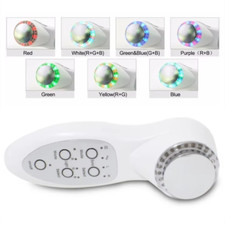3 MHz Ultraschall-Gesichtsmassagegerät 7 LEDs Gesichtshautverjüngung