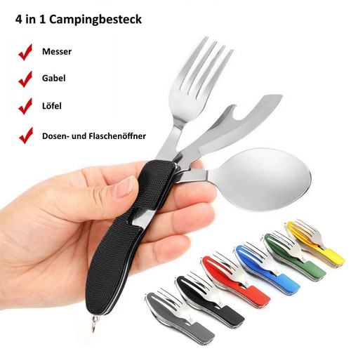 Camping besteck set - set, 4