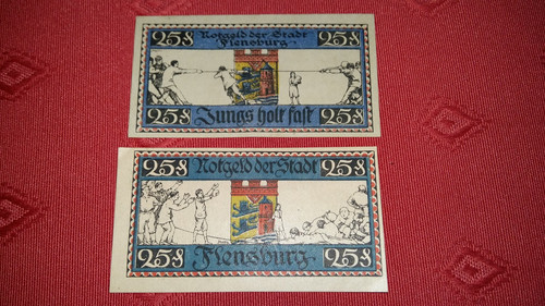 Banknote notgeld gutschein x - banknote, 2