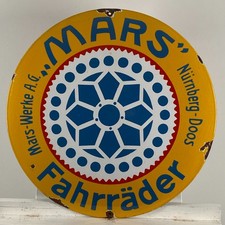 Mars Emailschild - Ø 50 cm