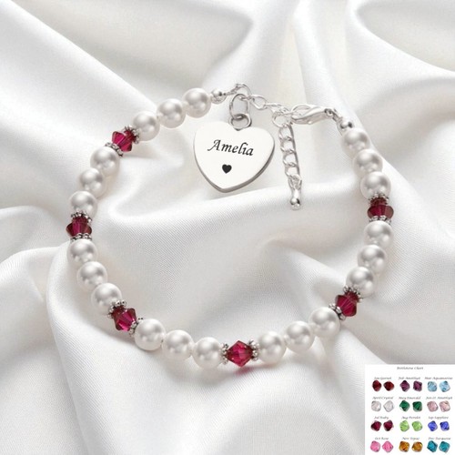 Geburtsstein armband geschenk - geburtsstein,