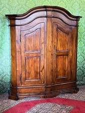 Barock Schrank Biedermeier Kleiderschrank Dielenschrank Nussbaum Kasten