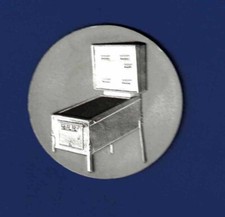 3 Embleme Flipper Spielautomat Relief KX Ø 50mm = Zubehör für Pokale + Medaillen