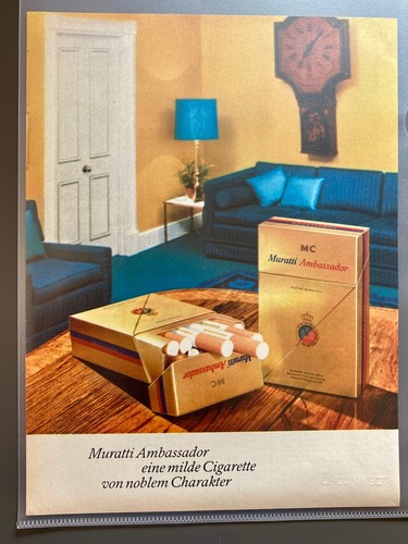 Muratti ambassador cigarette - muratti,