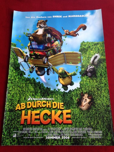 Durch die hecke kinoplakat - ab,