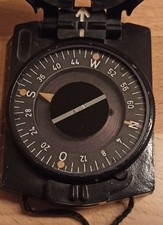 Marschkompass, schwarz mit