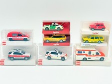 Konvolut Herpa Busch Einsatzfahrzeuge Polizei Rettung MB M-Klasse Mini Cooper
