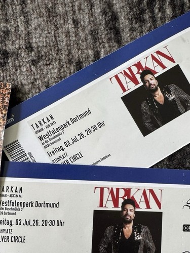 Tarkan tickets stehplatz - tarkan,