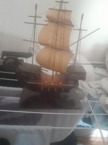 Eine antiqe schiff - lampe,