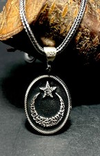 AY YILDIZ Kelime-i Tevhid & 55cm Kette 925 Silber Ay yıldız OSMANLI Türk Türkiye