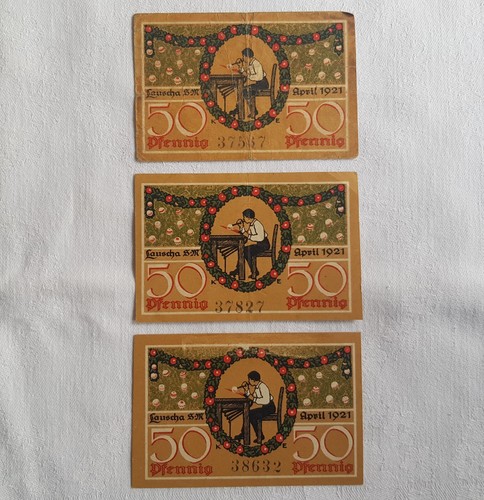 Notgeld lauscha pfennig - lauscha, 50