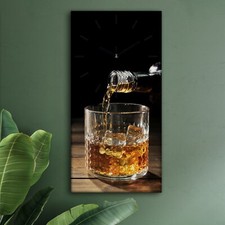 Wandkunst Leinwand Bild Uhr