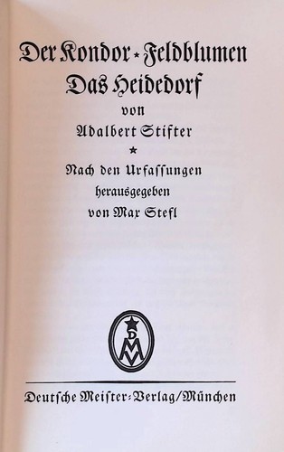 Der kondor feldblumen das - :, ;