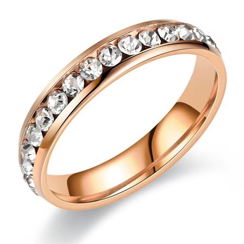 Eleganter edelstahl ring mit - eleganter,