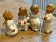 😇 Bezaubernde Original Jullar Singer Engel, 4 Stück, 6-8 cm – rar und neuwertig