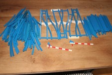 Lego Eisenbahn Ältere Schienen blau,  Weichen, Konvolut