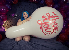 1 x Cattex 32" - I LOVE  YOU -