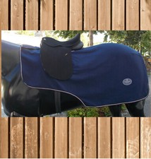 ThermoStar Economic Fleece Nierendecke, Waldhausen Fleece Ausreitdecke, marine