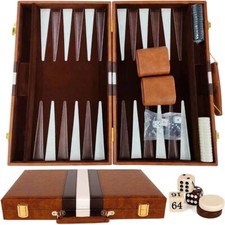 XXL Backgammon Schachspiel