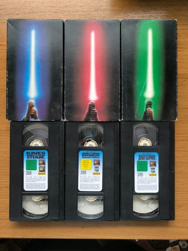Star wars vhs trilogie kult - star,