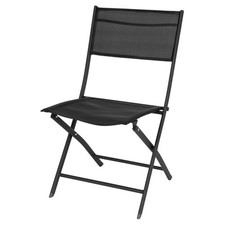 Balkon Klappstuhl schwarz - 83