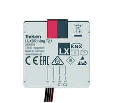 Tasterschnittstelle KNX Binäreingang LUXORliving T2.1 Unterputz 2-fach IP20