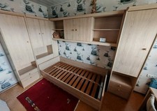 Kinder Jugendzimmer  Komplett Bett Schreibtisch Schrank Schränke Zimmer