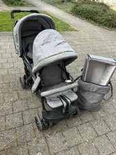 Chic 4 Baby Duo Baby Geschwisterkinderwagen Melange Grau - Sehr Gut
