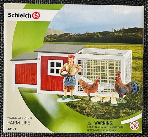 Schleich 42191 hühnerstall - -,