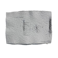 Ink drawing handmade paper