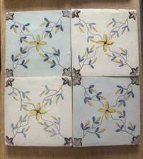 Fliese antik alt Niederlande Delft Art antique dutch  tile tuile tegel Kachel