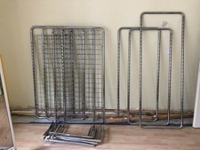 Regal System in Chrom 18 Teile für Kleidung Ankleide Geschäft Verkaufsregal TOP