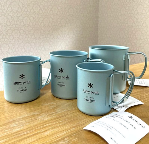 Snow peak titanium single mug - titanium,