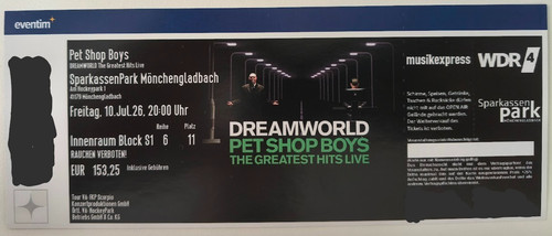 Pet shop boys dreamworld - boys,