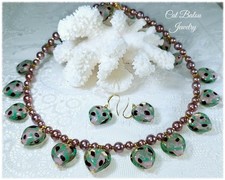 Collier Kette Ohrringe