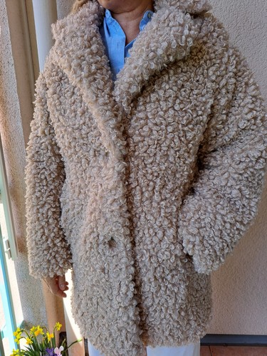 Zara damen longjacke beige - zara, beige,