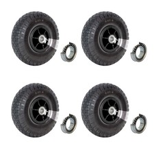 Sackkarrenrad Bollerwagenrad Luftrad Ersatzrad 3.00-4 260x85 mm Kugellager 4 Stk