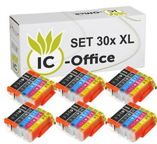 30x Druckerpatronen PGI 550 CLI 551 mit Chip für den Drucker Canon PIXMA MG6650