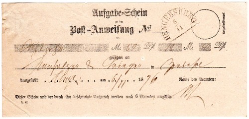 Bayern 1876 hks hengersberg - bayern, 1876,