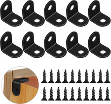 Kleiner Winkelverbinder, 10 Stück Metallhalterungen,  Stahlwinkel Edelstahl, Sch