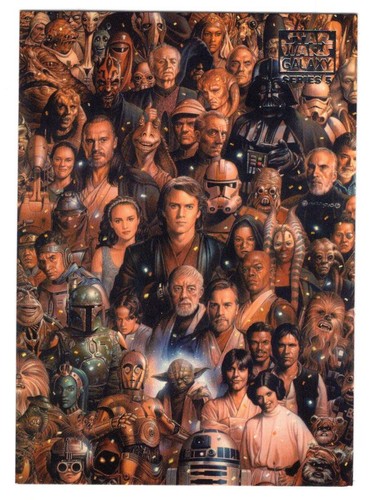 Star wars galaxy base card - 5,