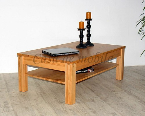 Massivholz couchtisch mit - massivholz,